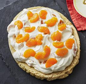 Limo-Schmandkuchen mit Mandarinen