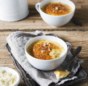 Luftiges Käsesoufflé