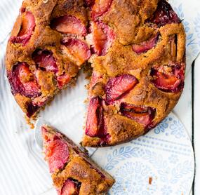 Glutenfreier Pflaumenkuchen