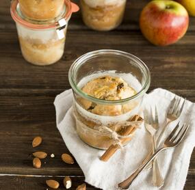 Kleine Bratapfelkuchen