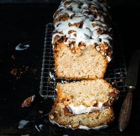 Marzipankuchen mit Mandelstreuseln