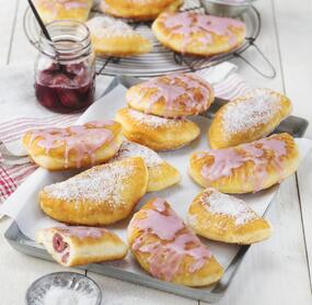 Apfel- und Kirschtaschen