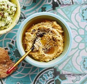 Avocado-Hüttenkäse-Dip