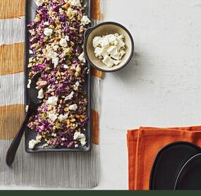 Rotkohl-Bulgur-Salat