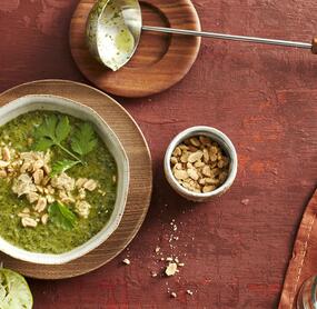 Spinat-Kokos-Cremesuppe