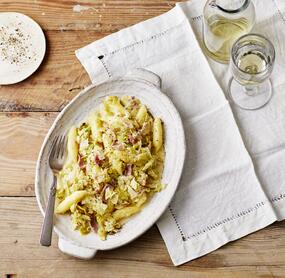 Spitzkohl-Schupfnudeln