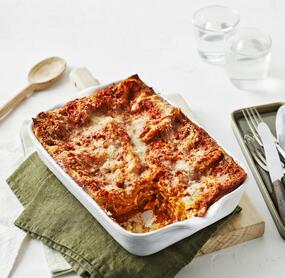 Vegetarische Lasagne mit Crème fraîche
