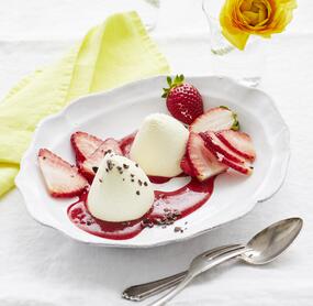 Weiße Schokoladen-Mousse