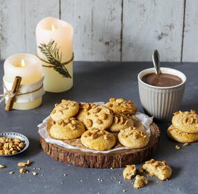 Knusprige Erdnusscookies