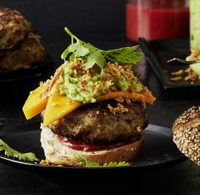 Mini-Burger mit einem Hauch Asien