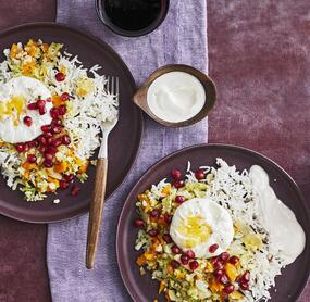 Reis mit Gemüse und Ei