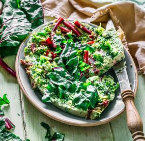 Kräuter-Frittata mit Brokkoli