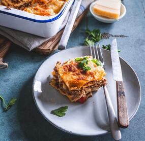 Glutenfreie Lasagne Bolognese