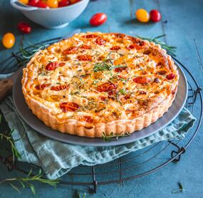 Tomaten-Crostata mit Feta