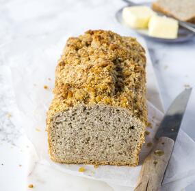 Süßes Hafer-Bananenbrot