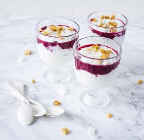 Fruchtiger Pina-colada-Quark