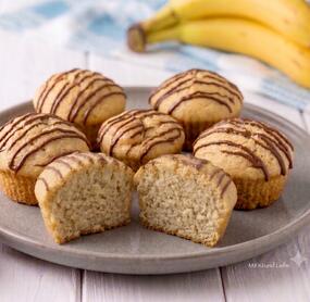 Schnelle Bananenmuffins