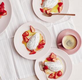 Mohn-Quark-Mousse mit Lemon Curd