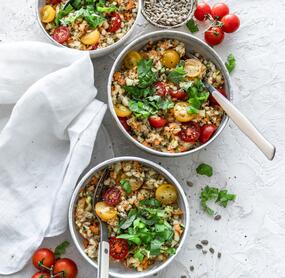 Ratz-Fatz-Gemüsesalat mit Balsamico-Senf-Dressing