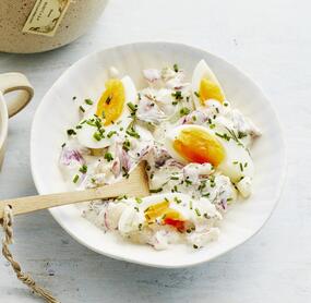Würziger Eiersalat mit Radieschen