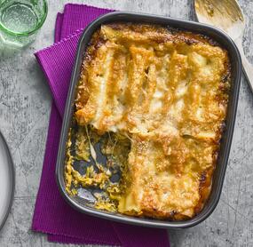 Knusprig überbackene Kürbis-Cannelloni