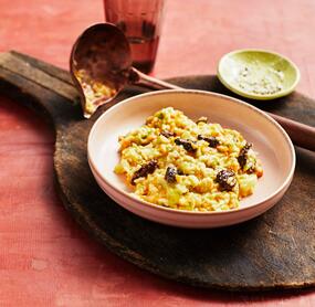 Cremiges Wirsing-Risotto mit Morcheln