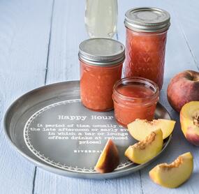 Bellini-Konfitüre mit Pfirsich und Prosecco