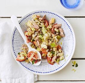 Sizilianischer Reissalat mit Thunfisch