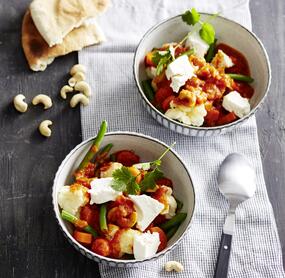 Vegetarisches Low-Carb-Curry