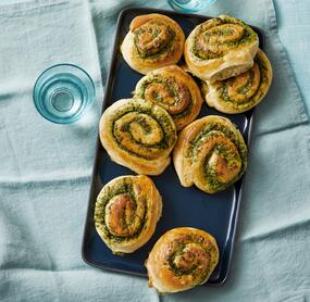 Softe Bärlauch-Kartoffel-Brötchen