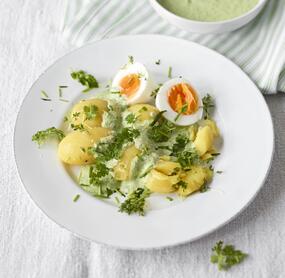 Frankfurter Grüne Soße mit Kartoffeln und Ei