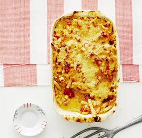 Überbackene Käse-Makkaroni