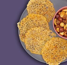 Würzige Parmesan-Cracker