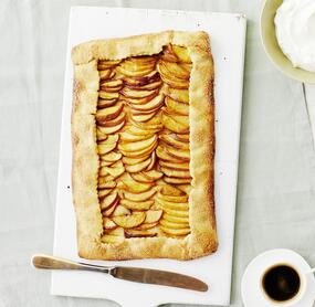 Einfache Pfirsich-Tarte