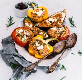 Gefülltes Gemüse mit Feta