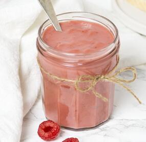 Himbeer-Rhabarber-Curd