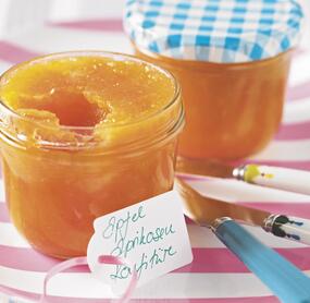 Aprikosenmarmelade mit Äpfeln