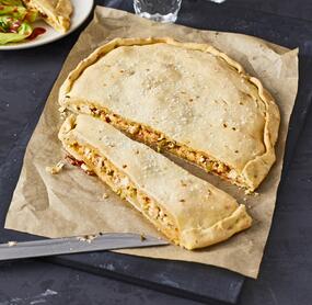 Aus dem Ofen: Gefüllte Käsetarte