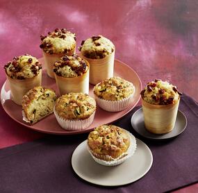 Low-Carb-Zucchinimuffins mit Quark