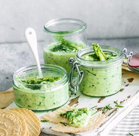 Spargelaufstrich mit Frischkäse