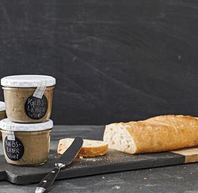 Kalbsleberwurst im Glas