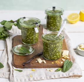 Süßes Minzpesto