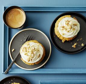 Kürbis-Cupcakes mit Cream Cheese Frosting
