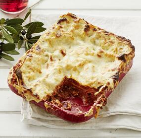Lasagne mit Parmesan-Béchamelsoße