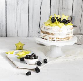 Mohn-Zitronen-Naked-Cake