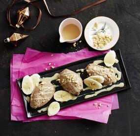 Mousse au chocolat mit Banane
