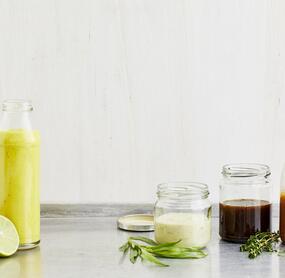 Feines italian Dressing mit Knoblauch und Thymian