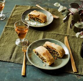 Deftiger Grünkohlstrudel