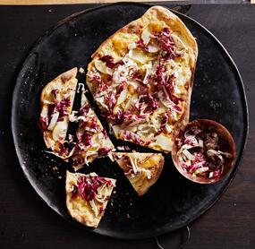 Winterlicher Flammkuchen
