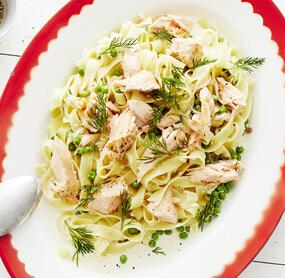 Zitronen-Lachs-Pasta